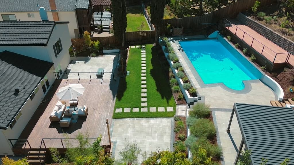 Professional landscape design showcasing beautiful Bay Area garden